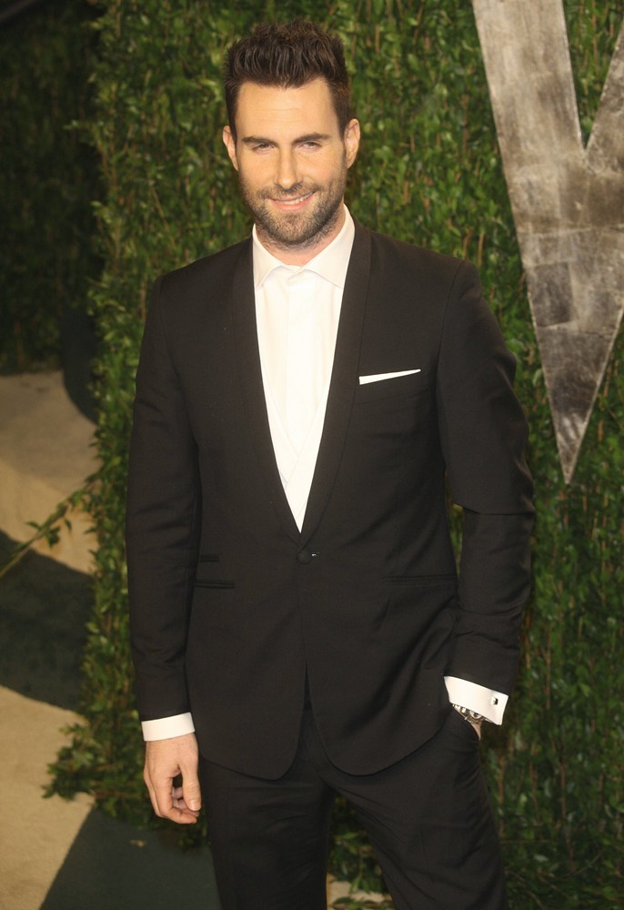 Adam Levine;Maroon 5;<br>2012 Vanity Fair Oscar Party - Arrivals