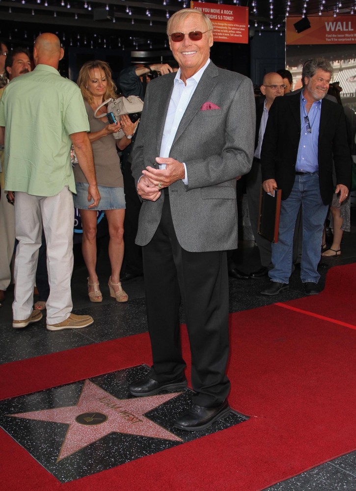 Adam West;<br>Adam West is Honored with A Star on The Hollywood Walk of Fame
