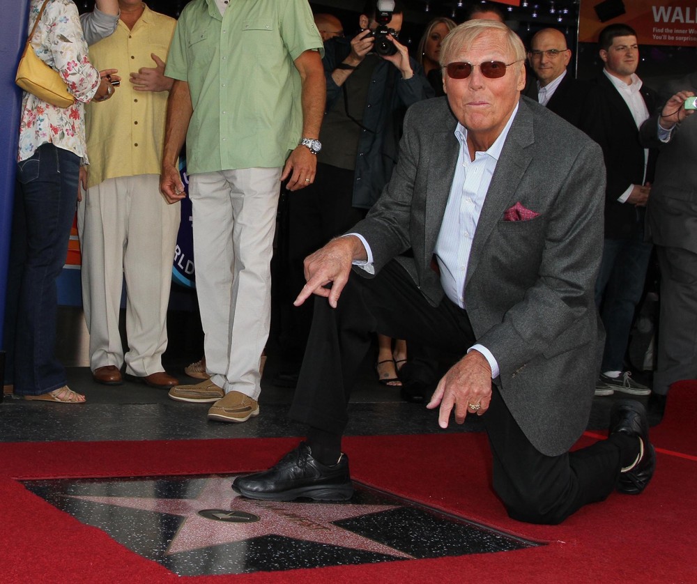 Adam West;<br>Adam West is Honored with A Star on The Hollywood Walk of Fame
