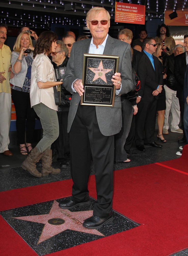 Adam West;<br>Adam West is Honored with A Star on The Hollywood Walk of Fame