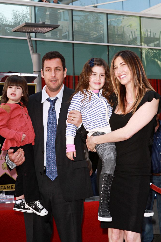 Sunny Sandler Picture 1 - Adam Sandler Is Honored on The Hollywood Walk ...
