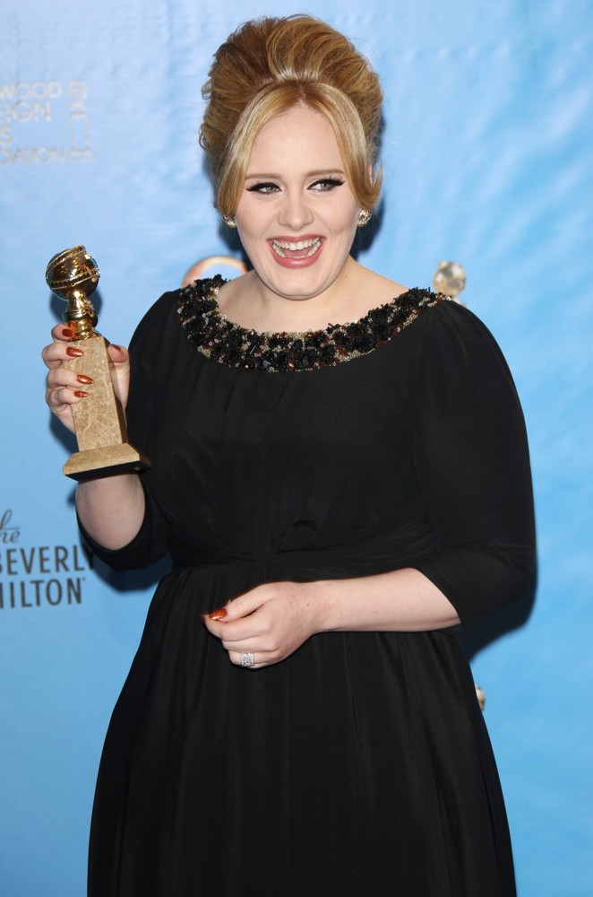 Adele;<br>70th Annual Golden Globe Awards - Press Room