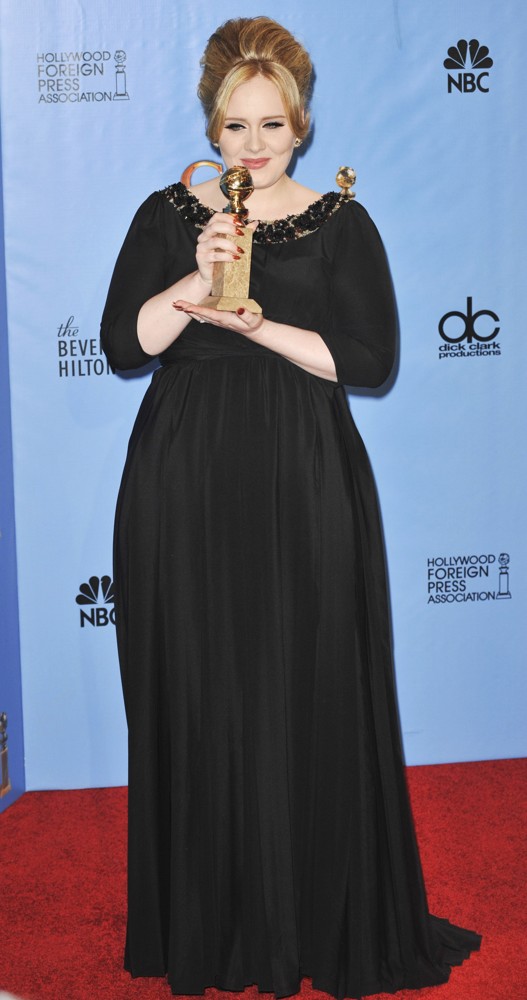 Adele;<br>70th Annual Golden Globe Awards - Press Room