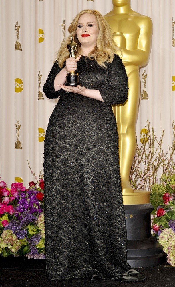 Adele;<br>The 85th Annual Oscars - Press Room