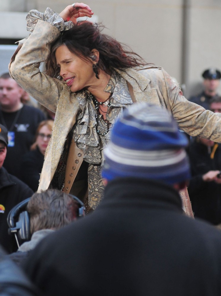 Steven Tyler;Aerosmith;<br>Aerosmith Performing Live During The Today Show Concert Series