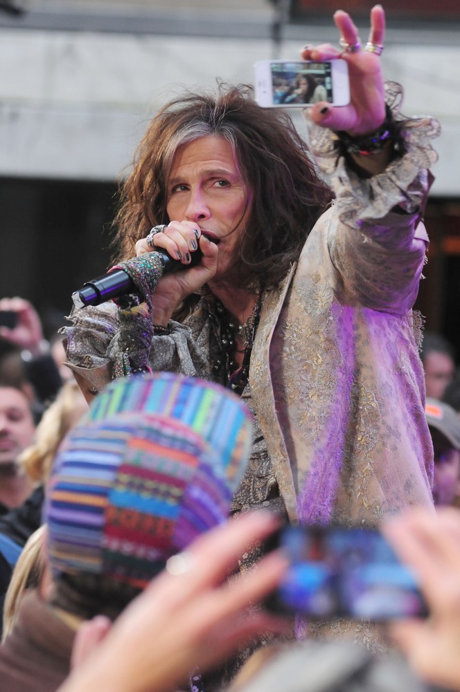 Steven Tyler;Aerosmith;<br>Aerosmith Performing Live During The Today Show Concert Series