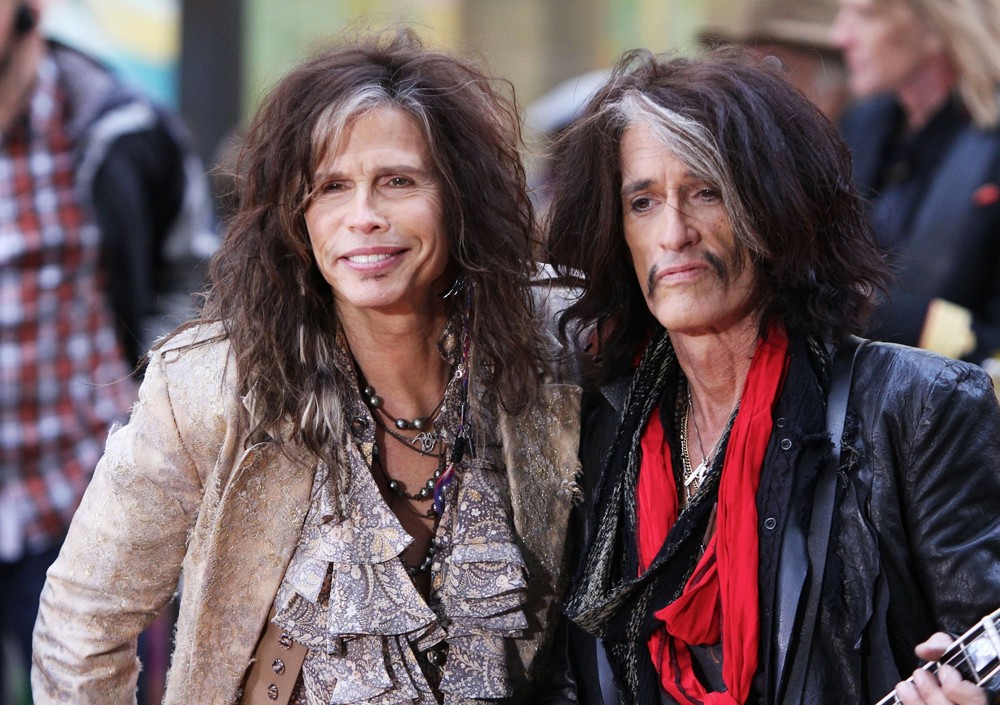 Steven Tyler;Joe Perry;Aerosmith;<br>Aerosmith Performing Live During The Today Show Concert Series