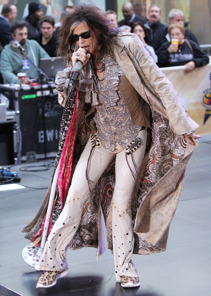 Steven Tyler;Aerosmith;<br>Aerosmith Performing Live During The Today Show Concert Series