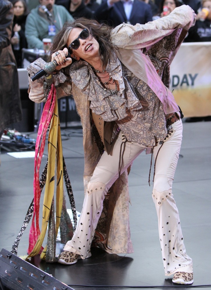 Steven Tyler;Aerosmith;<br>Aerosmith Performing Live During The Today Show Concert Series