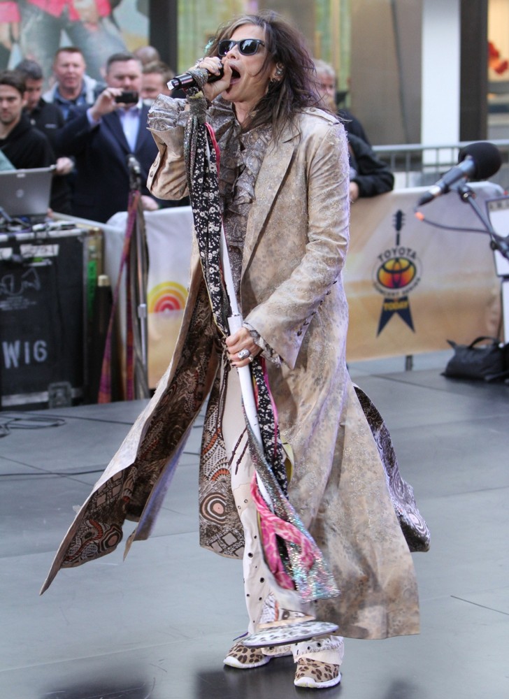 Steven Tyler;Aerosmith;<br>Aerosmith Performing Live During The Today Show Concert Series