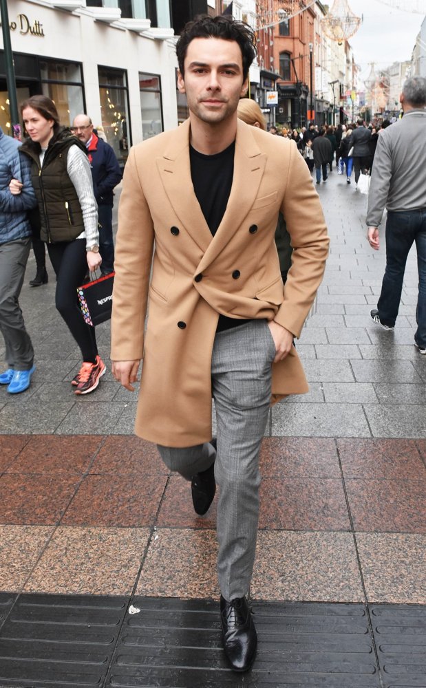 Aidan Turner Spotted on Grafton Street