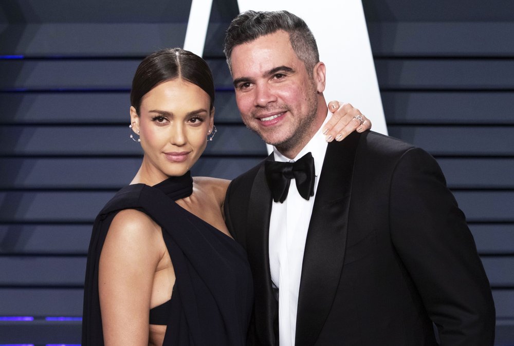 Jessica Alba;Cash Warren;<br>2019 Vanity Fair Oscar Party - Arrivals