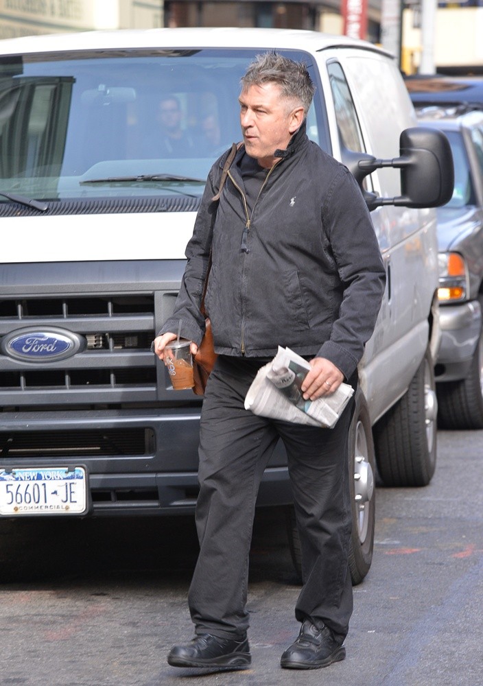 Alec Baldwin in His Neighborhood