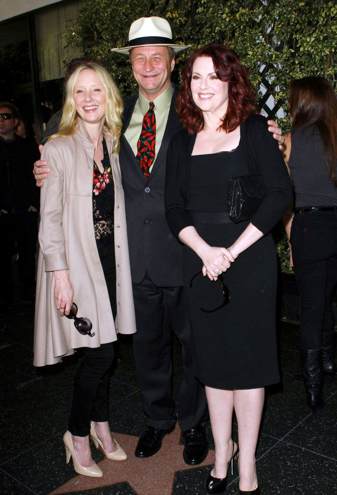 Anne Heche;Megan Mullally;<br>Alec Baldwin Hollywood Walk of Fame Induction Ceremony