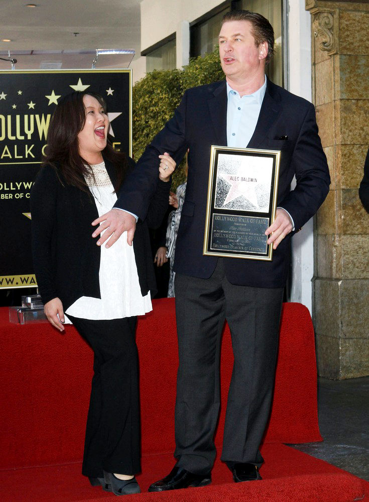 Kristy Chang;Alec Baldwin;<br>Alec Baldwin Hollywood Walk of Fame Induction Ceremony