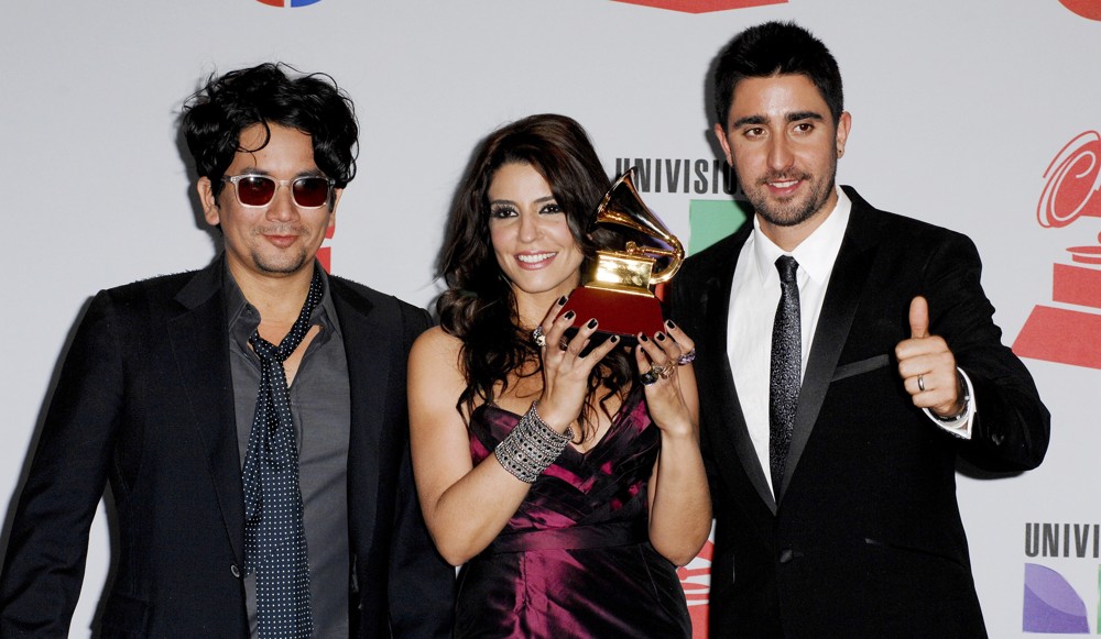 Alex, Jorge y Lena;<br>The 12th Annual Latin GRAMMY Awards - Press Room