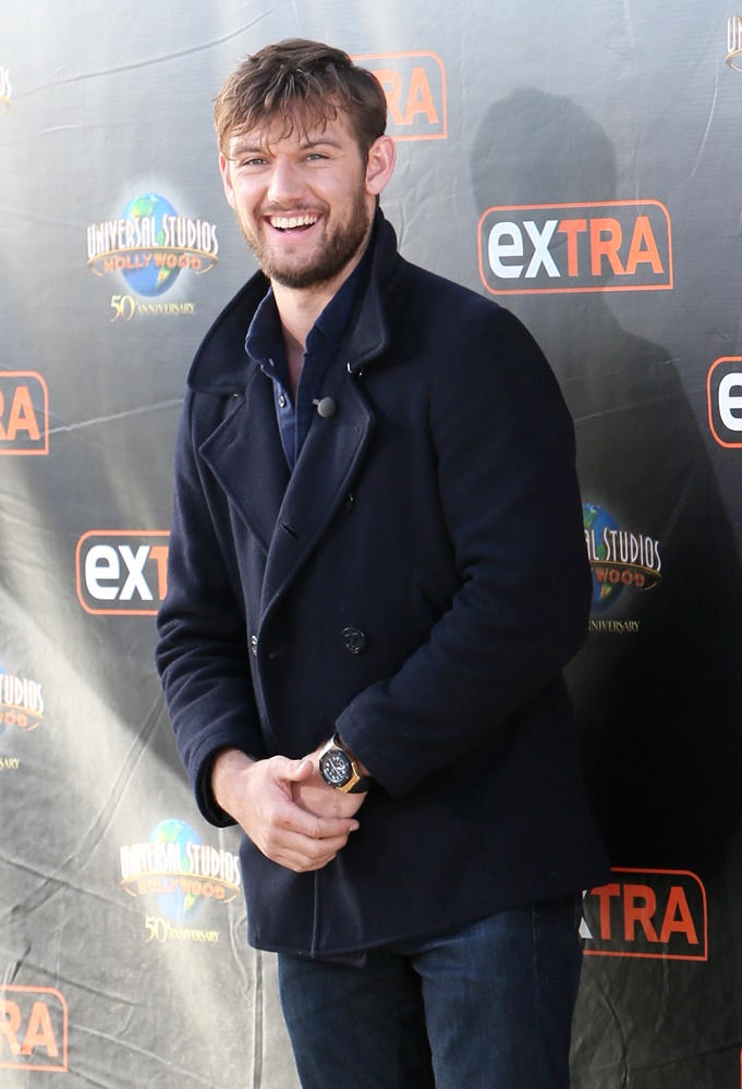 Alex Pettyfer Seen at Universal Studios