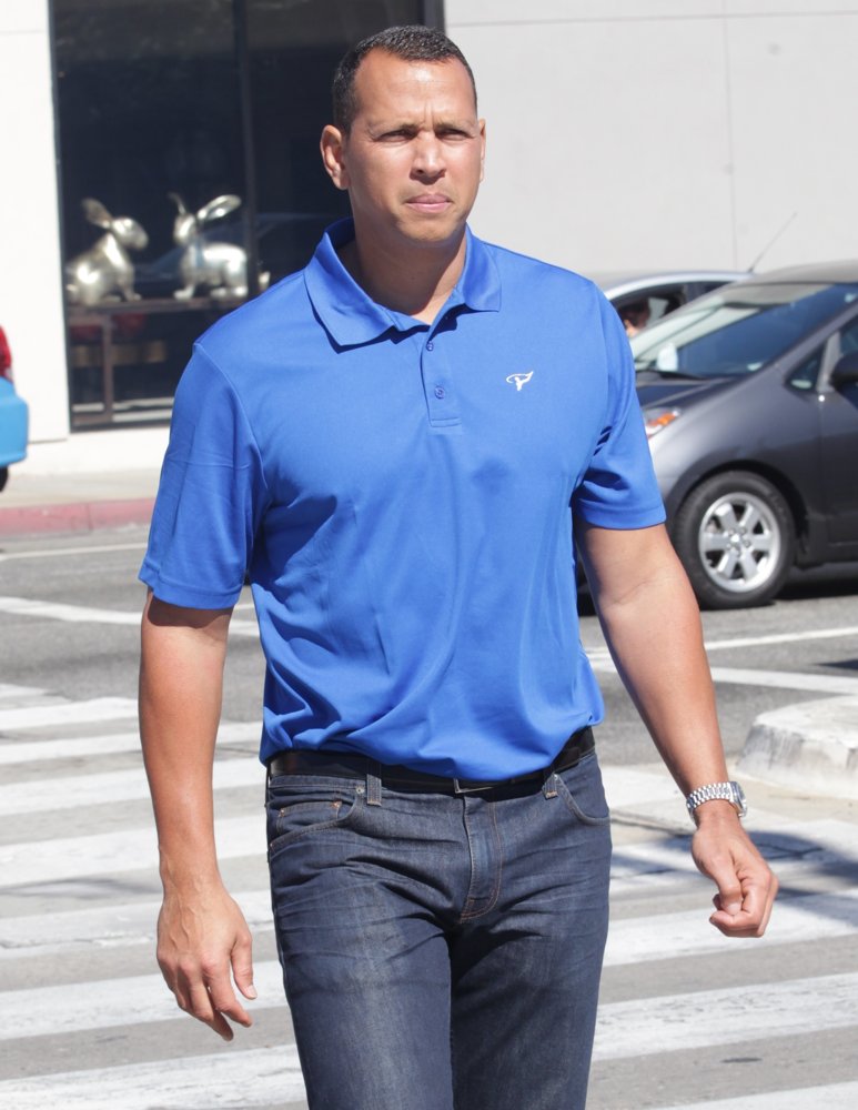 Alex Rodriguez Seen Taking A Stroll After Leaving Zinque Restaurant