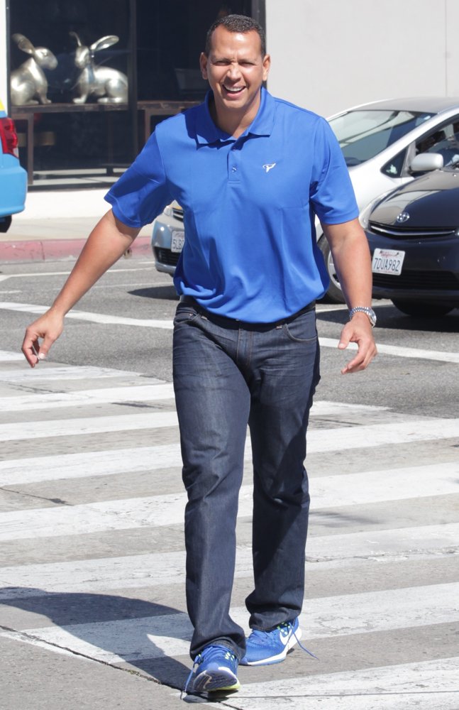 Alex Rodriguez Seen Taking A Stroll After Leaving Zinque Restaurant