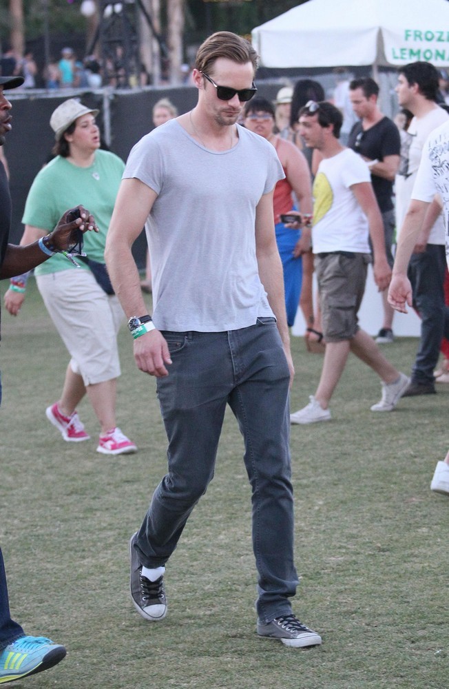 Alexander Skarsgard;<br>Celebrities at The 2012 Coachella Valley Music and Arts Festival - Week 2 Day 1