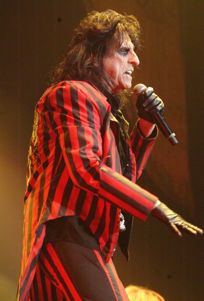 Alice Cooper Performing Live at Wembley Arena