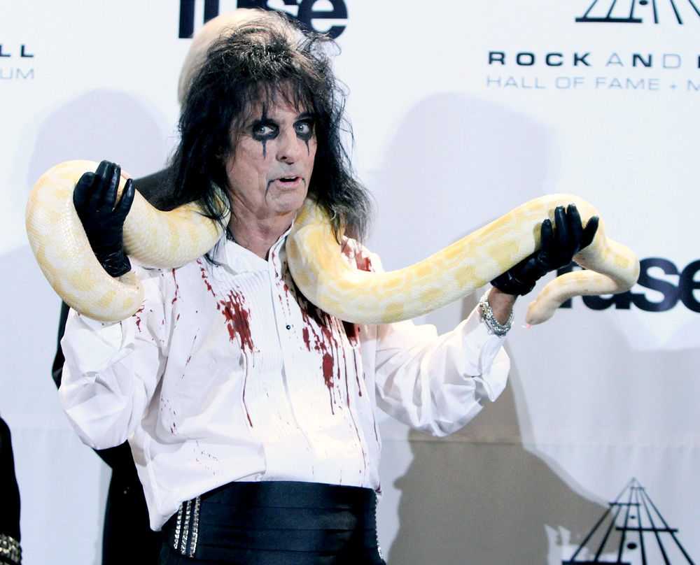Alice Cooper;<br>The 26th Annual Rock and Roll Hall of Fame Induction Ceremony