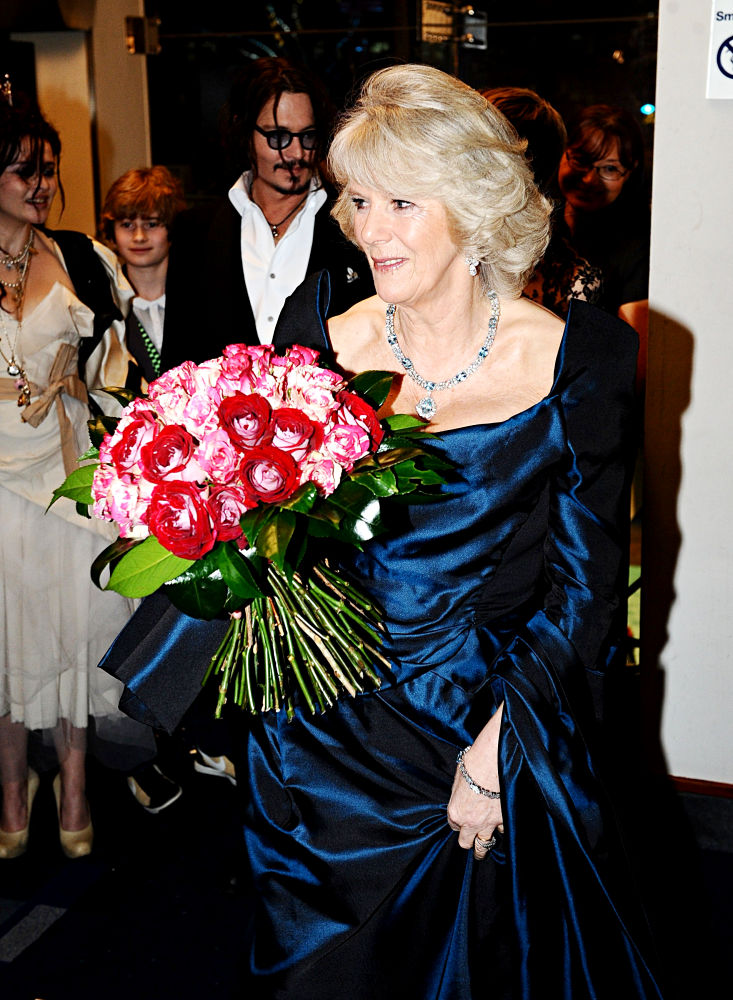 Helena Bonham Carter;Johnny Depp;Camilla Parker Bowles;<br>'Alice in Wonderland' UK Premiere - Arrivals