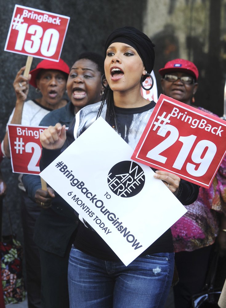 A Protest Demanding The Return of The 200-Plus Girls Abducted by Boko Haram Militants