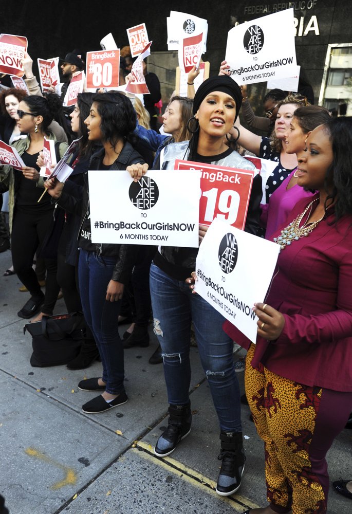A Protest Demanding The Return of The 200-Plus Girls Abducted by Boko Haram Militants