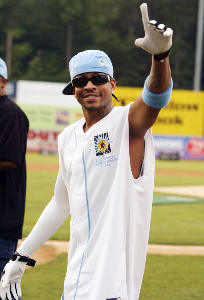 Allen Iverson;<br>2007 Celebrity Softball Game