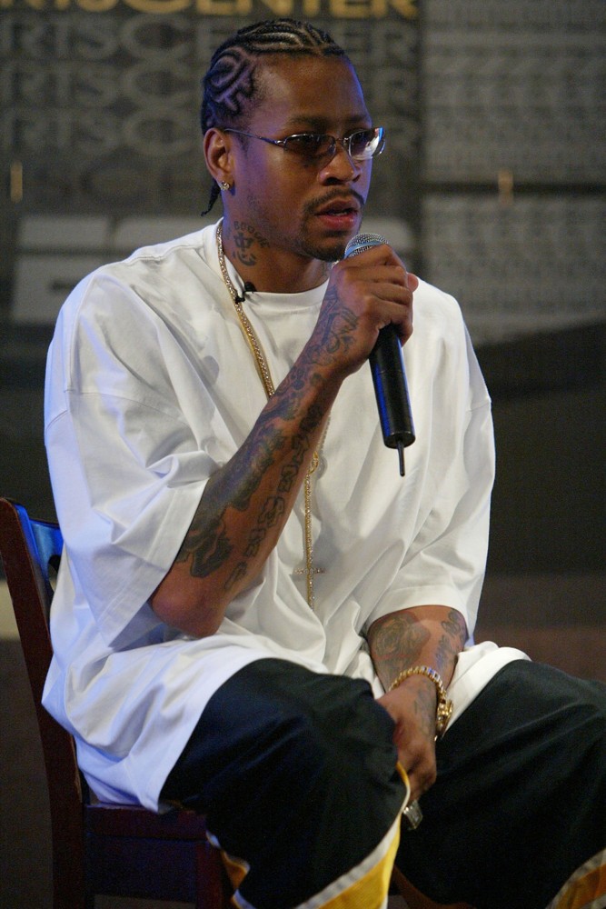Allen Iverson;<br>Allen Iverson held A Press Conference for His Annual Charity Event to Raise Money