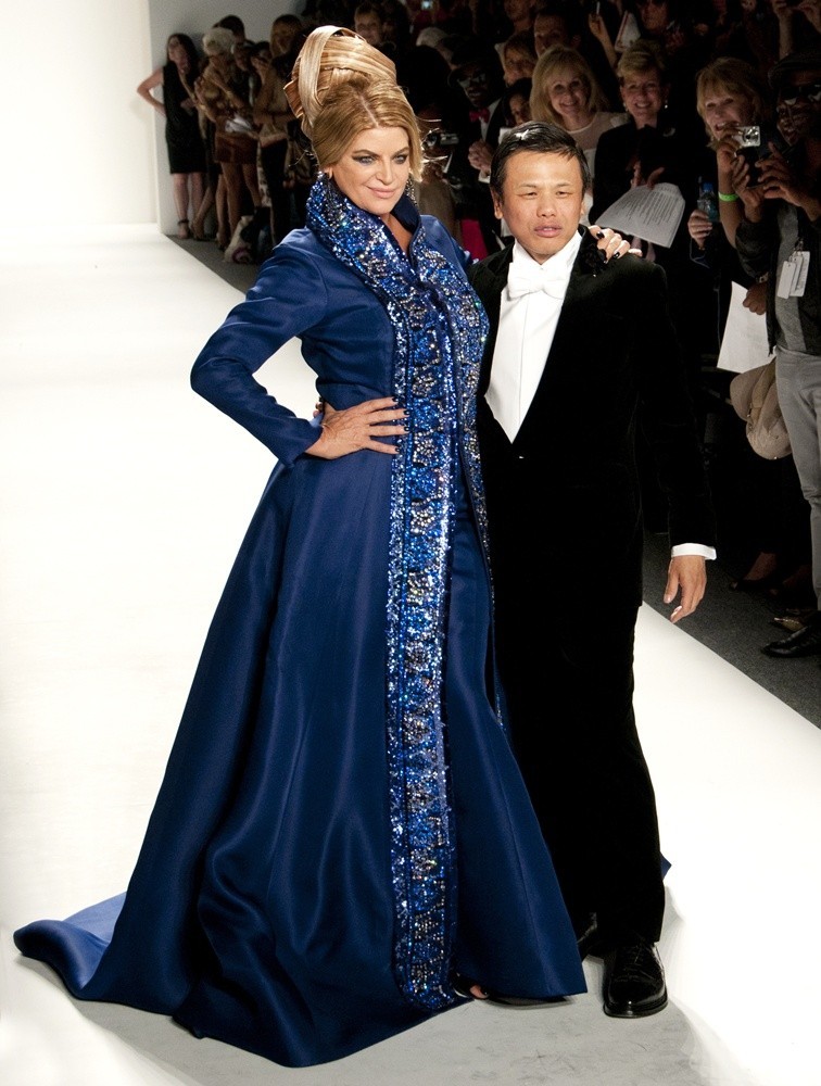 Kirstie Alley;Zang Toi;<br>New York Mercedes-Benz Fashion Week Spring 2012 - Zang Toi - Runway