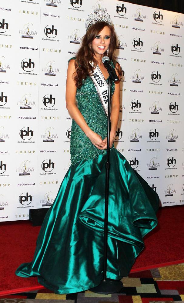 Alyssa Campanella;<br>2011 Miss USA Press Conference