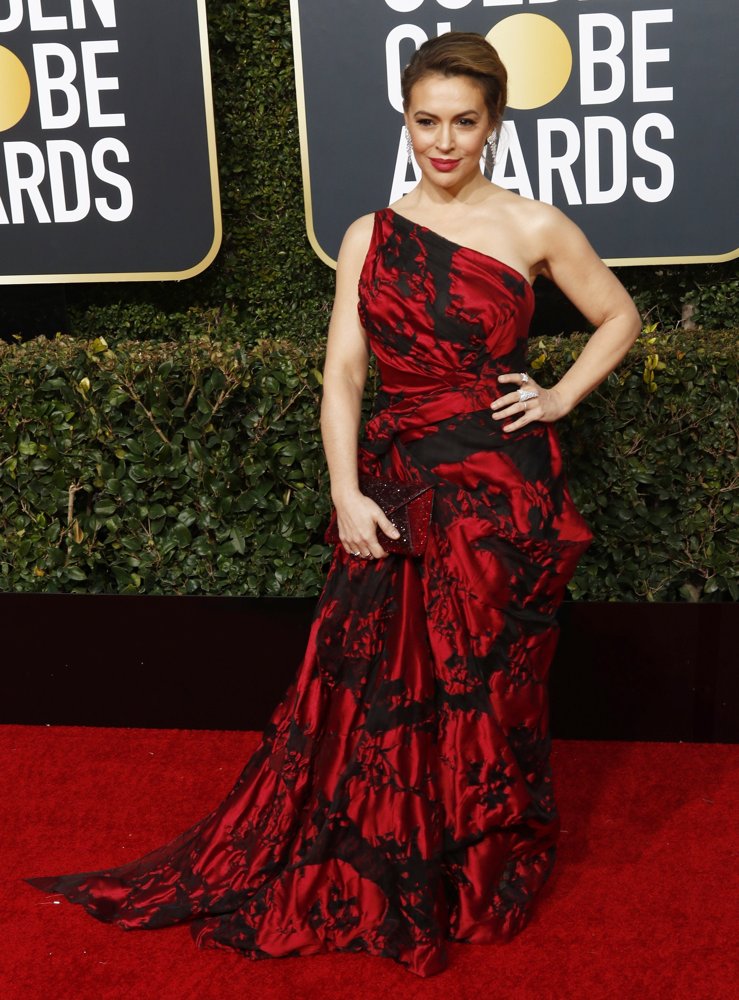Alyssa Milano Picture 137 76th Golden Globe Awards Arrivals