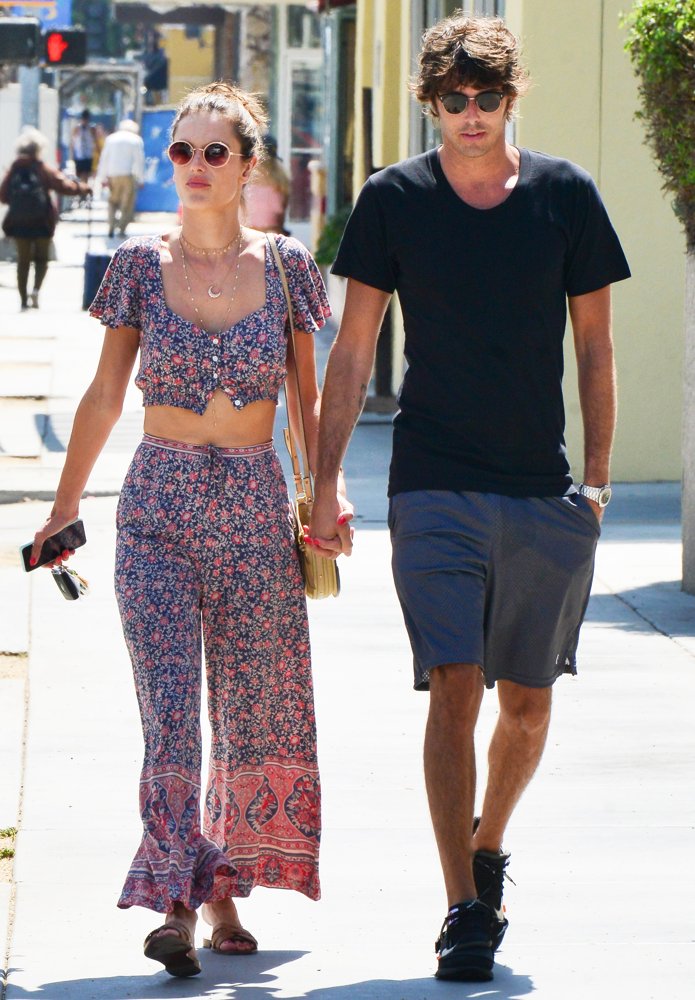Alessandra Ambrosio and Nicolo Oddi on A Date to Tocaya Organica