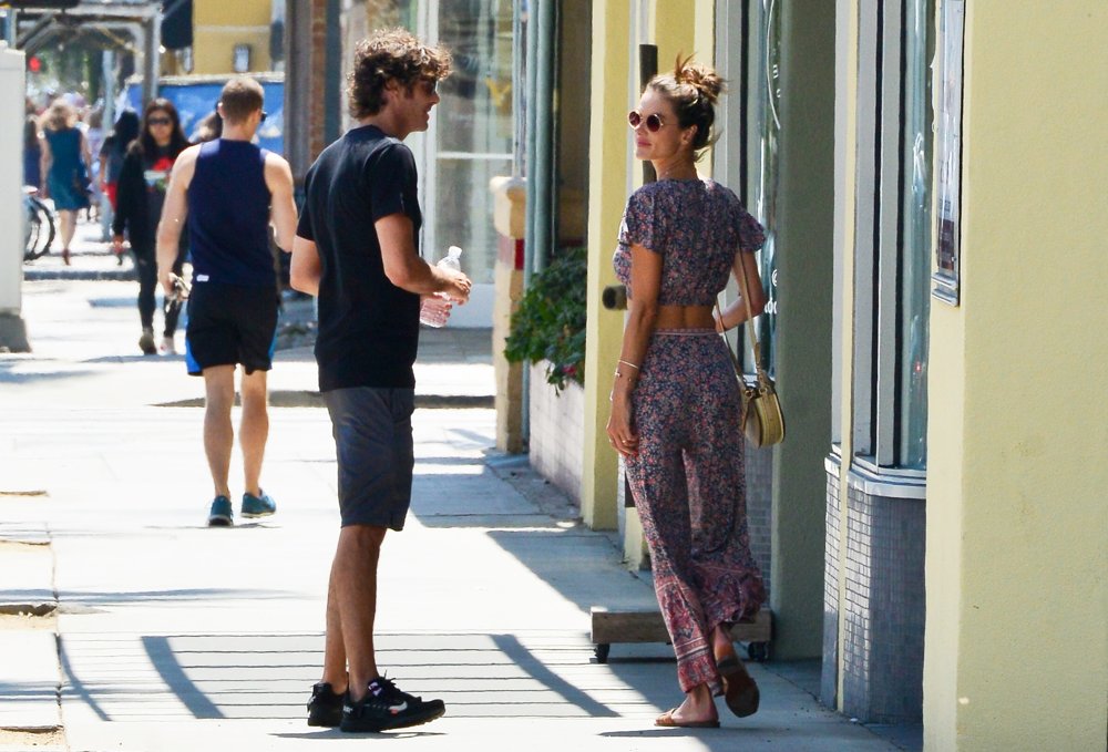 Alessandra Ambrosio and Nicolo Oddi on A Date to Tocaya Organica