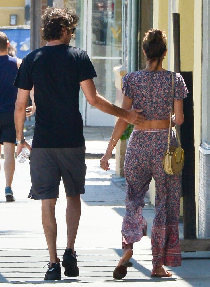Alessandra Ambrosio and Nicolo Oddi on A Date to Tocaya Organica