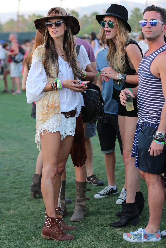 Alessandra Ambrosio;Candice Swanepoel;<br>The 2013 Coachella Valley Music and Arts Festival - Week 1 Day 1
