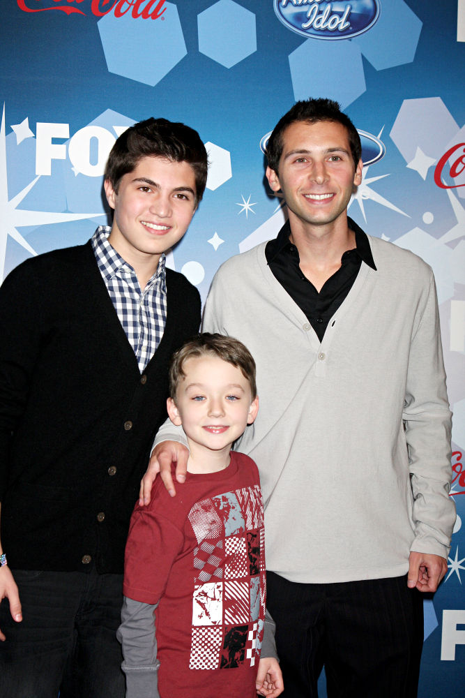 Matthew Levy;Benjamin Stockham;Justin Berfield;<br>The American Idol Top 12 Party for Season 9