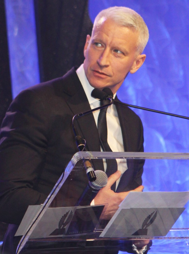 Anderson Cooper;<br>24th Annual GLAAD Media Awards - Madonna Presents The Vito Russo Award to Anderson Cooper