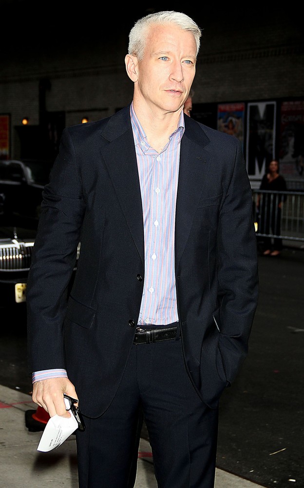 Anderson Cooper at The Late Show with David Letterman