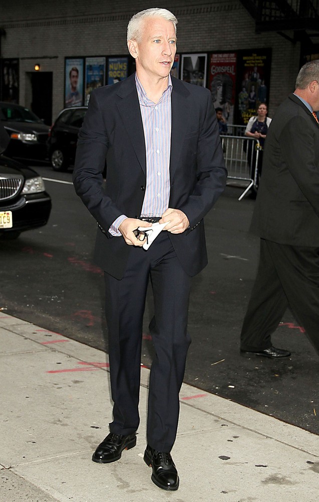 Anderson Cooper at The Late Show with David Letterman