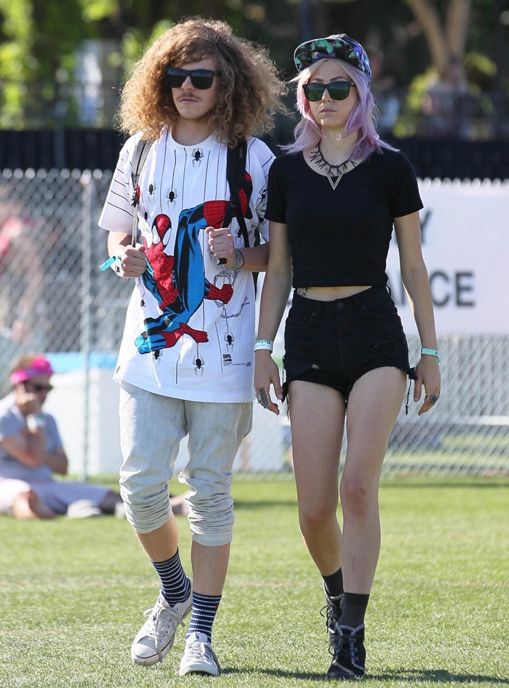 Rachel Finley;Blake Anderson;<br>Celebrities at The 2012 Coachella Valley Music and Arts Festival - Day 2