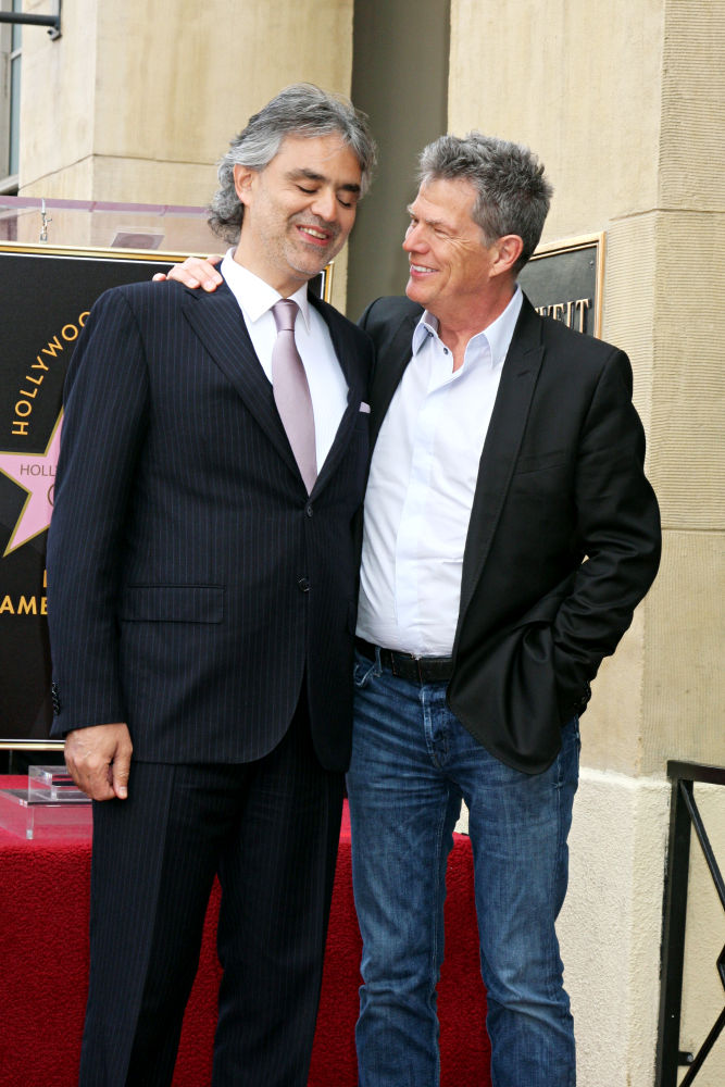 Andrea Bocelli;David Foster;<br>The Hollywood Walk of Fame Star Ceremony for Andrea Bocelli