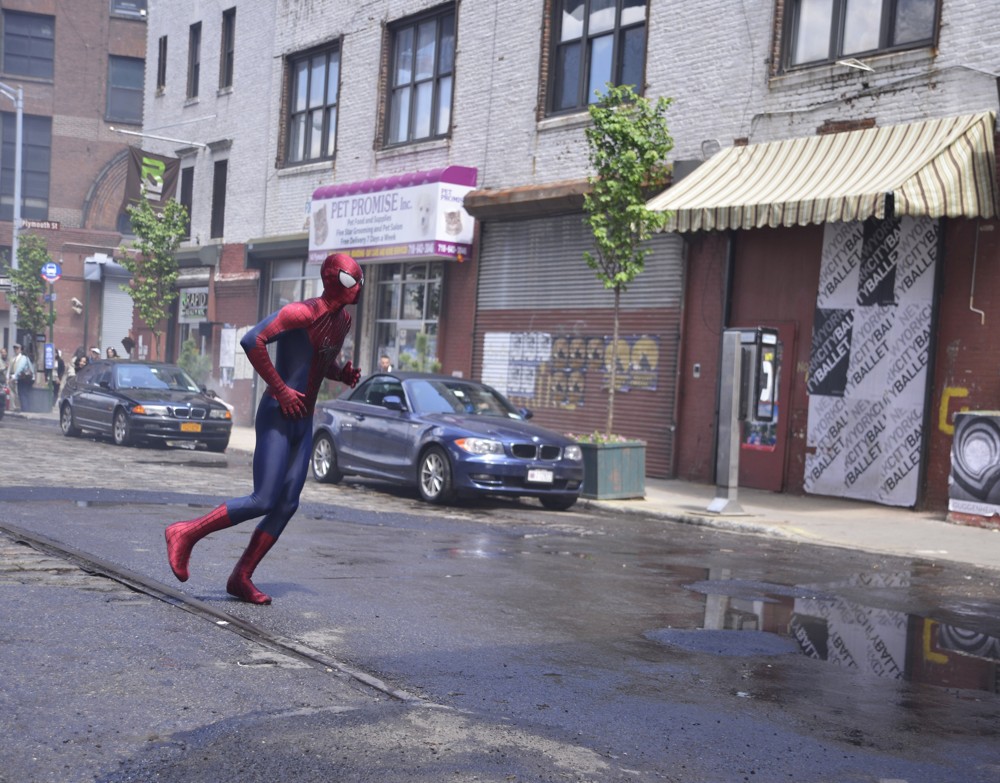 On The Set of The Amazing Spider-Man 2