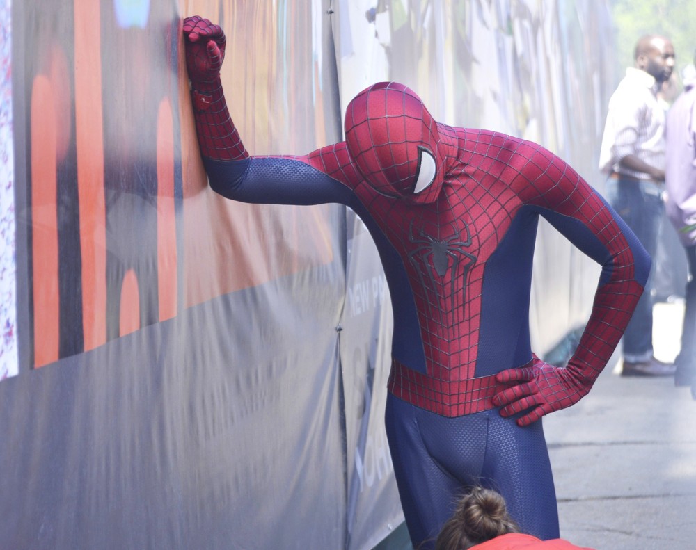 On The Set of The Amazing Spider-Man 2