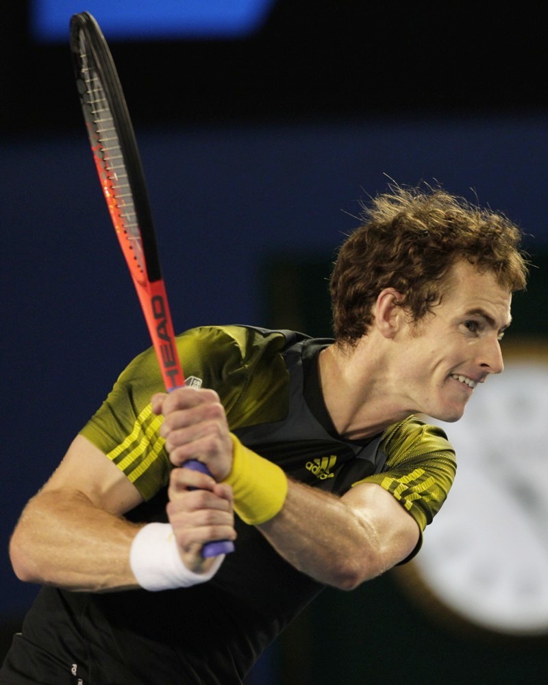 Andy Murray;<br>Australian Open Tennis 2013 - Rod Laver Arena