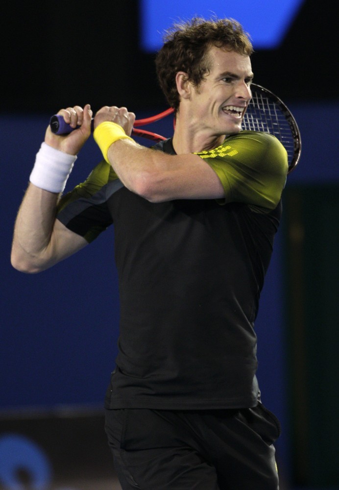 Andy Murray;<br>Australian Open Tennis 2013 - Rod Laver Arena