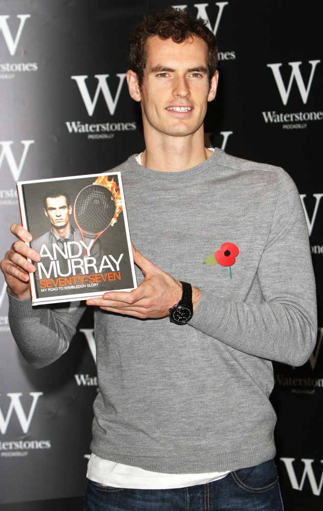 Andy Murray Signs His Book Seventy-Seven: My Road to Wimbledon Glory