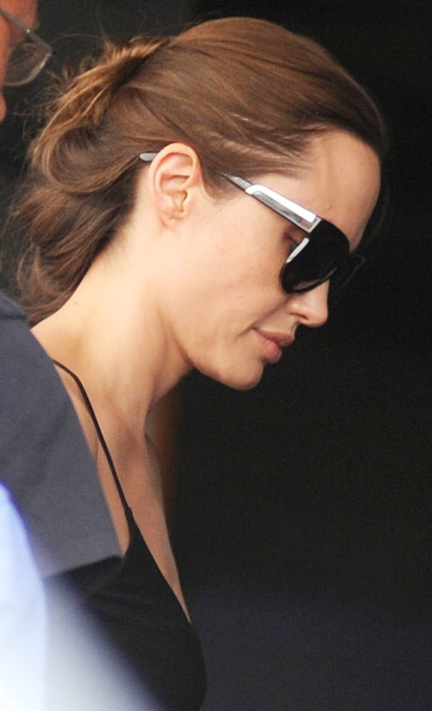 Angelina Jolie Takes Her Children to The Bowling Alley